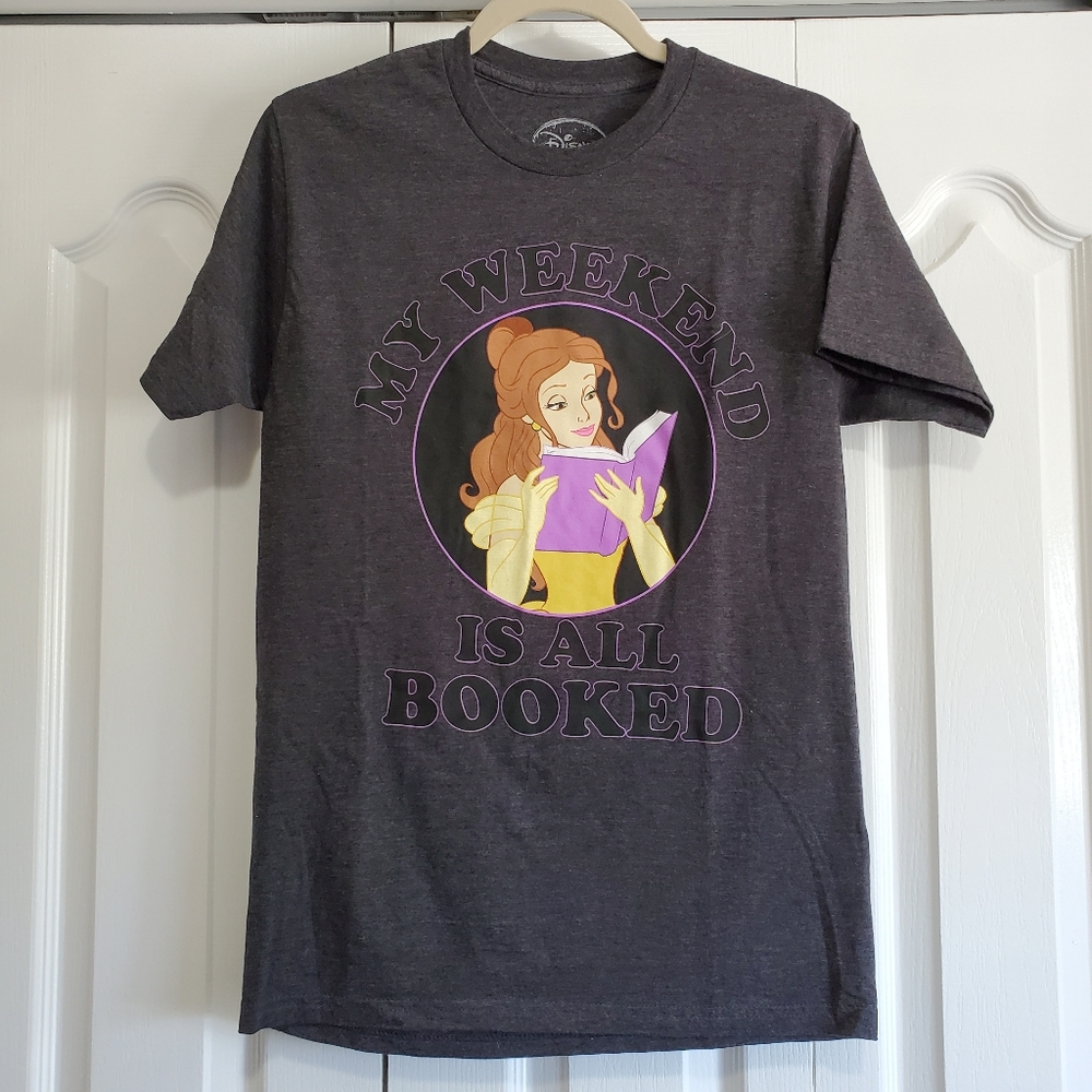 Disney Belle reading t-shirt